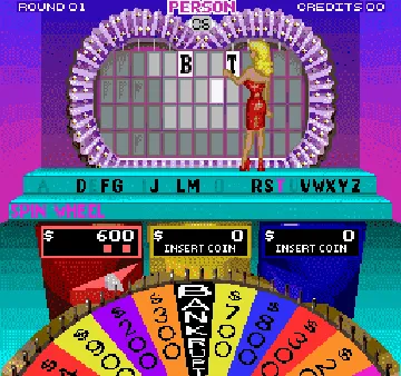 Wheel Of Fortune (alternate) screen shot game playing